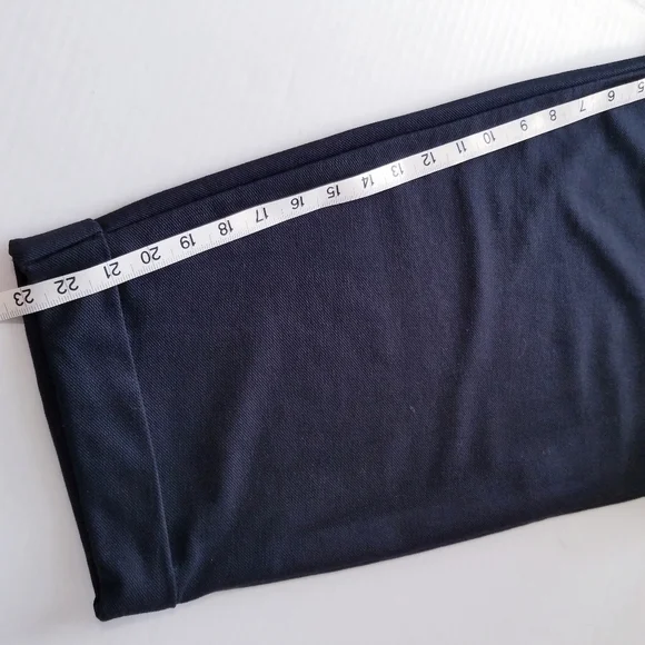 🌸 Michael Kors | Rolled Cuff Ankle Wide Leg Pants, Size 3X Black - Picture 6 of 6